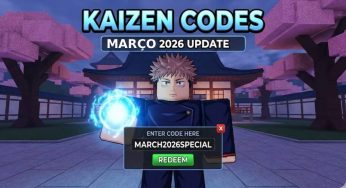 Códigos Kaizen Março 2026